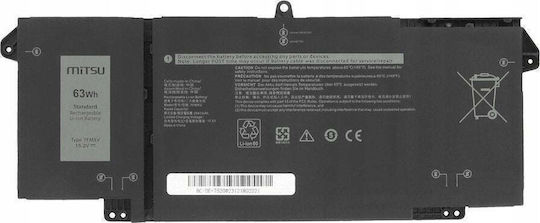 Mitsu Compatible Battery for Dell Latitude Dell Latitude 5320, 7320, 7520 with 3600mAh