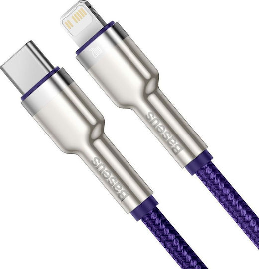 Baseus USB-C zu Lightning Kabel 20W Lila 1m