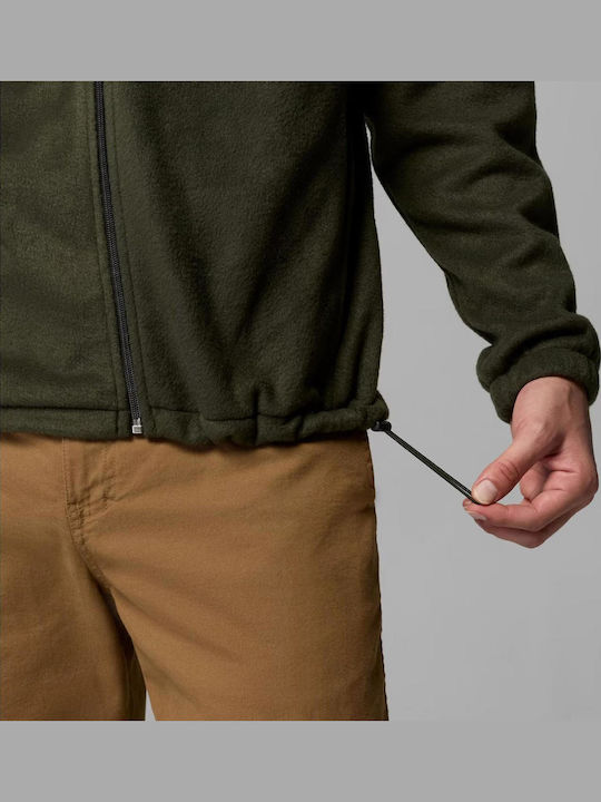 Herren Fleecejacke Olive