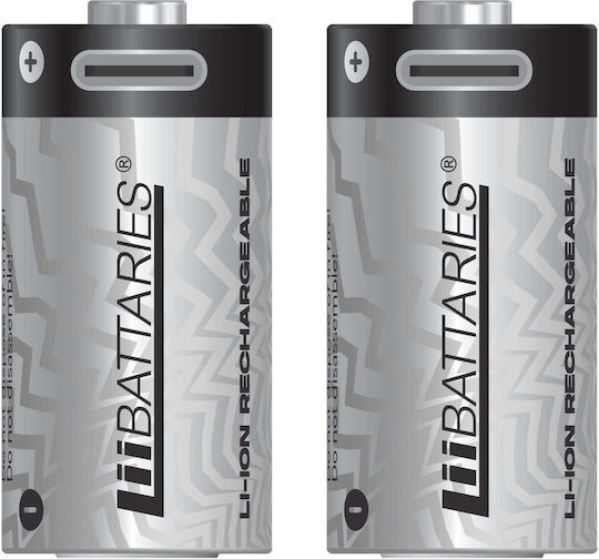 Liithio-Batterien CR123A 3V Einweg (Long Life) 2 Stück