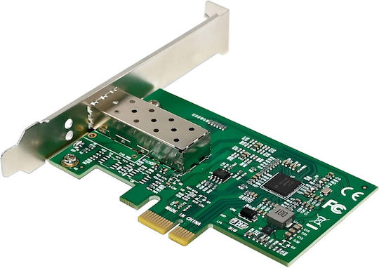 Inline Gigabit Netzwerkkarte 1x Sfp Faser 1gb/s Pcie X1 Inklusive Lp Slot Halterung