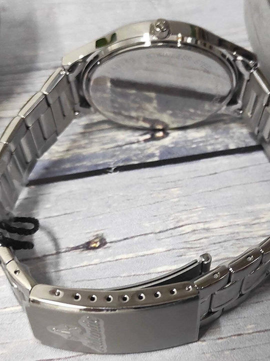 Men's Watch 40mm Battery with Silver Stainless Steel Bracelet