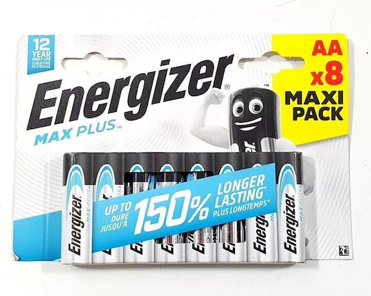 Energizer Max Plus Alkaline Batterien AA 1.5V 8Stück