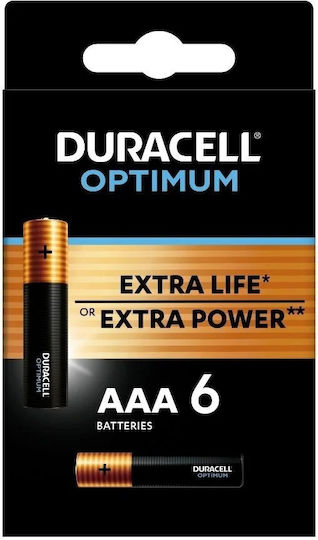 Duracell Optimum Alkaline Batterien AAA 1.5V 6Stück