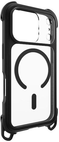 Калъф Mageasy Odyssey Каишка За Врата Rugged Съвместим С Magsafe Черен За iPhone 18 Pro Max/17 Pro Max