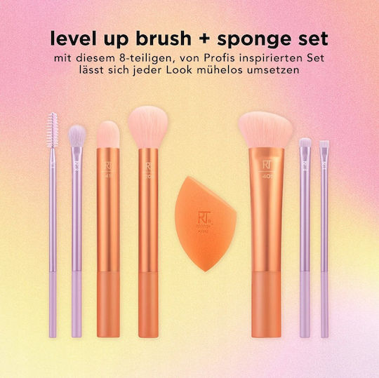 Professionelles Set mit Make-up Pinsel & Schwämme für Konturierung 7 Stück