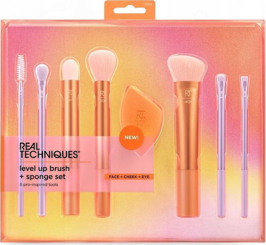 Professionelles Set mit Make-up Pinsel & Schwämme für Konturierung 7 Stück