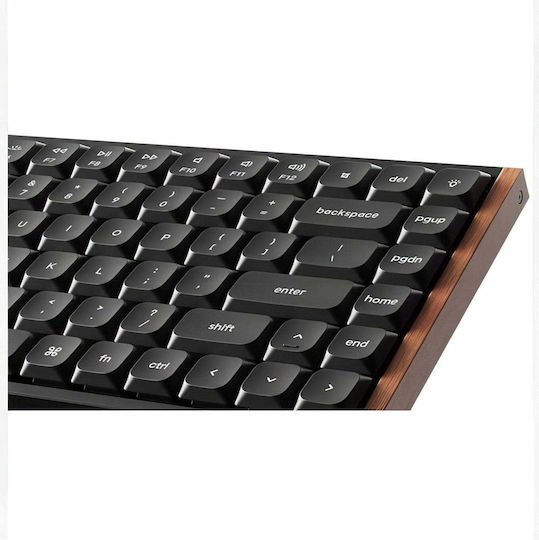 Keychron K3 Max SE K3M-F1 Безжична Гейминг Механична Клавиатура 75% с Keychron Milk POM Red суичове и RGB осветление (Международен английски) Сива