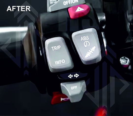 BMW R1200GS LC F850GS F750GS R1200RS R1200R F900R F900XR 2013-2019 16PD59 Switch Symbols Stickers