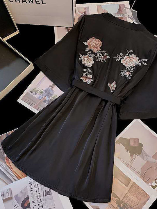 Intimonna Sommer Damen-Robe Schwarz