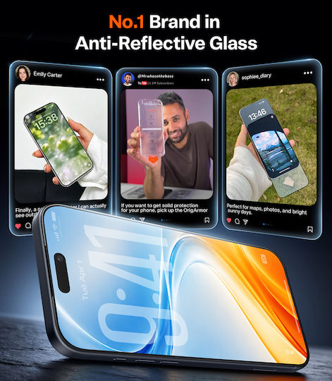 Torras Origarmor 3d Curver Ar Tempered Glass Iphone 18 Pro