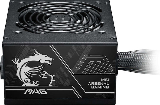 MSI MAG A650BN PCIE5 II 650W Черно Захранващо Блокче за Компютър Пълен Кабел 80 Plus Bronze