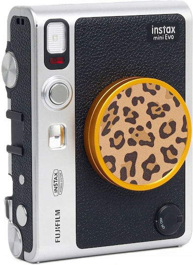 Loveinstant Decorative Lens Cap Sticker Fujifilm Instax Mini Evo 3m Brown Leopard Design