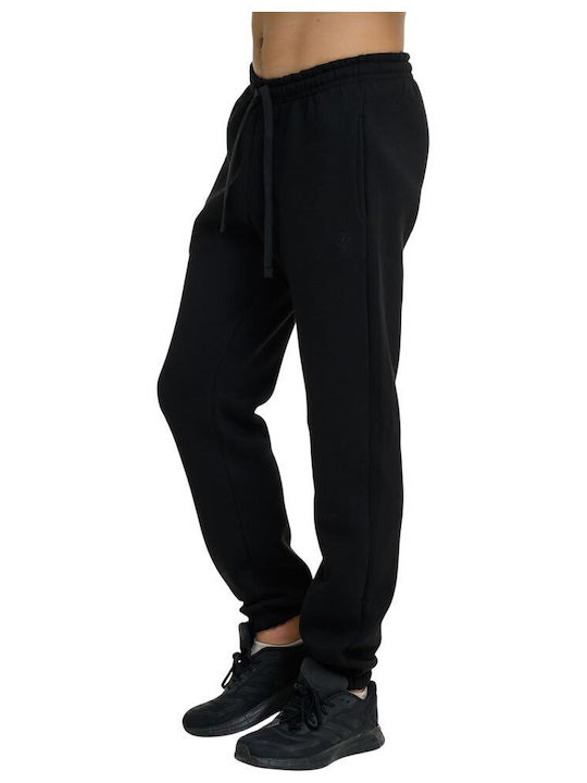 Sweatpants with Elastic Black