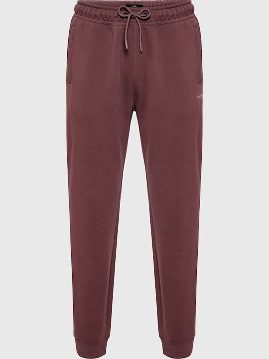 Herren-Sweatpants mit Gummizug Lila