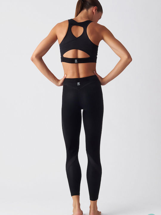 Damen Leggings Hohe Taille Schwarzes