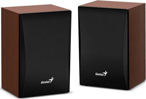 Genius SP-HF380BT Computerlautsprecher 2.0 mit Bluetooth und Leistung 3W in Braun Farbe