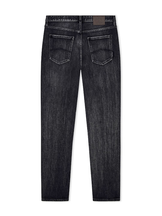 Armani Exchange Παντελόνι Τζιν Slim Fit Μαυρο