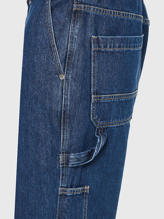 Men's Loose Fit Blue Jeans Pants