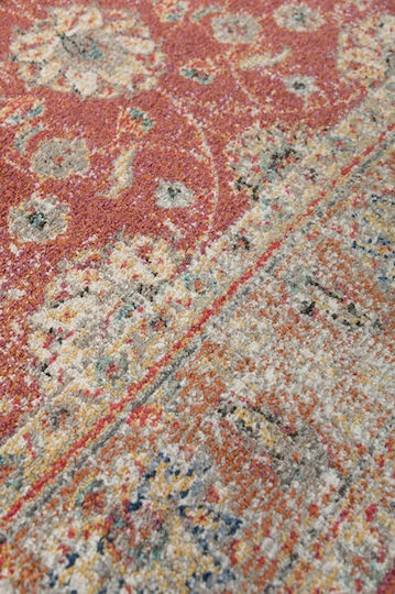 Viokarpet Naif Wohnzimmer Teppich Rot 80x220cm