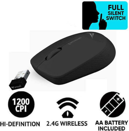 Alcatroz Airmouse 3 Безжичен Ергономичен Мишка Carbon