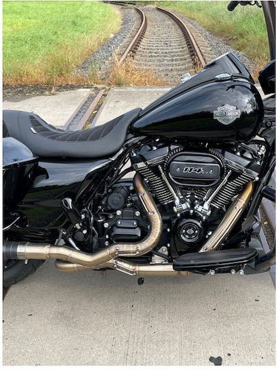Kodlin Performance Motorrad Auspuffanlage 2-2 Headers Harley Davidson 17 25 Flt Touring Edelstahl