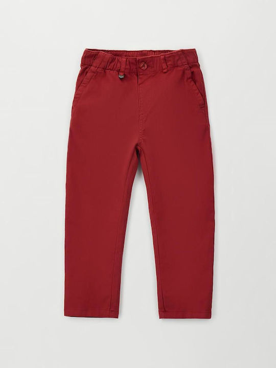 Kinderhosen Stoff Rot
