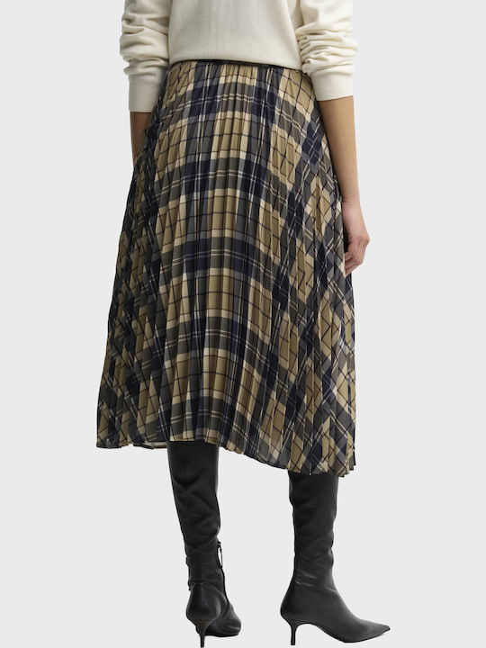 Плисе Midi Дамска Пола Каре Birchwood