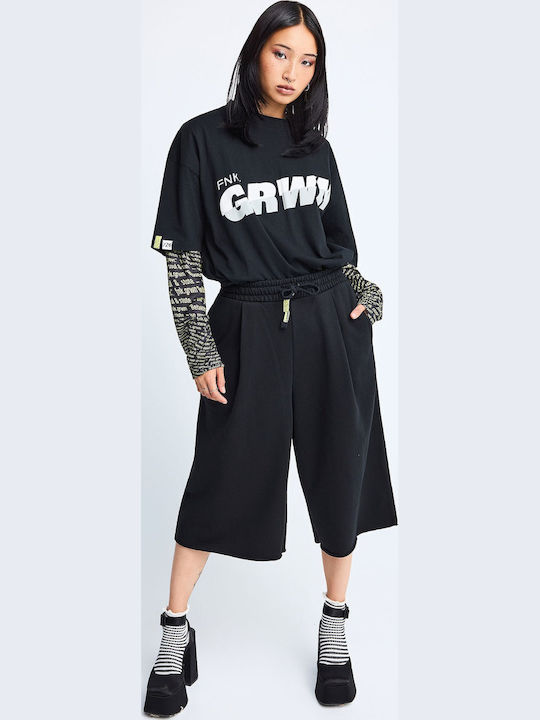 Damen Aktivbekleidung Bermudas Schwarz GRW014-950-03-Schwarz