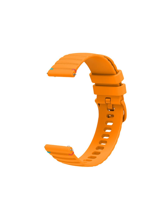 Garmin Venu 3s Silicone Embossed Wave Style 18mm Yellow