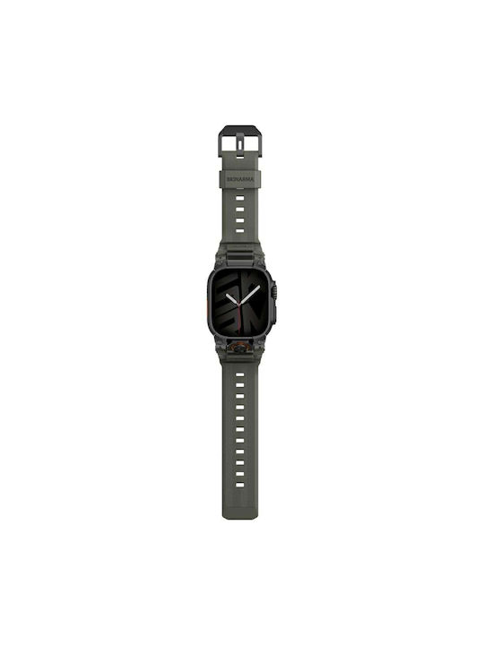 Skinarma Каишка за часовник Talon Apple Watch Ultra 49mm Зелен Sk-ws49-talon-grn Skinarma Каишка за часовник Talon Apple Watch Ultra 49mm Зелен Sk-ws49-talon-grn