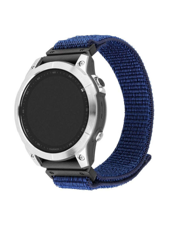 Σταθερό Sporty Strap Garmin Quickfit 22mm 160-210 Mm Σκούρο Μπλε Νάιλον Σταθερό Sporty Strap Garmin Quickfit 22mm 160-210 Mm Σκούρο Μπλε Νάιλον
