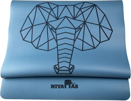 Στρώμα Γιόγκα Pu Pro Yoga Mat Gaja Sky Blue 183x68cm