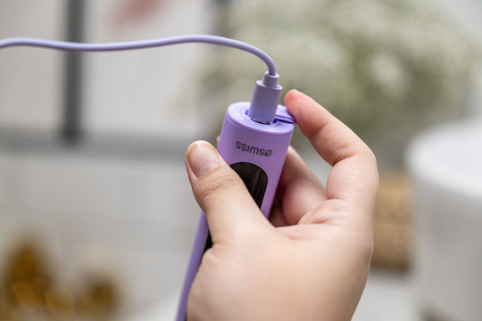 4Swiss Elektrische Zahnbürste Mit Batterien Flieder