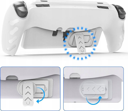 Jys P5188 Case 2 1 Front Back Sony Playstation Ps Portal White Sb8827