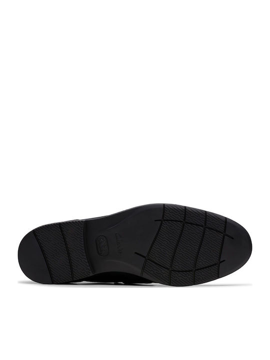 Leder Herren Mokassins in Schwarz Farbe