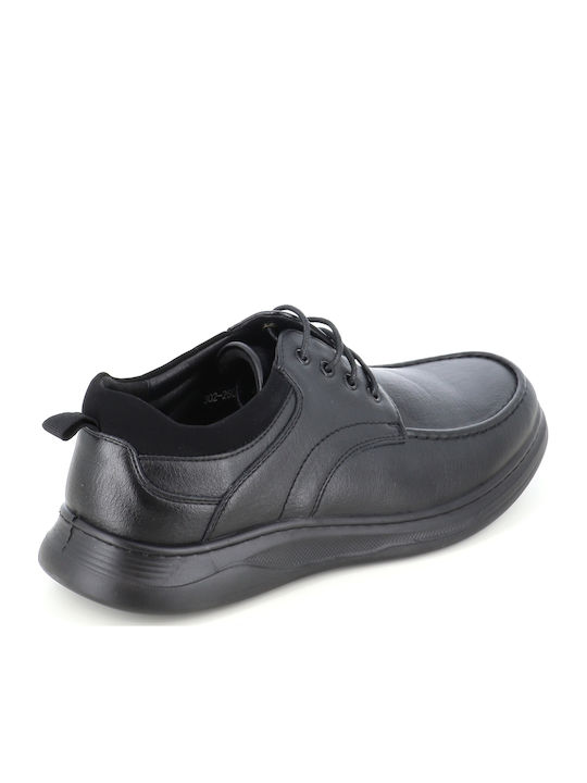 Men's Moccasins In Black Colour 302/2609_BLACK