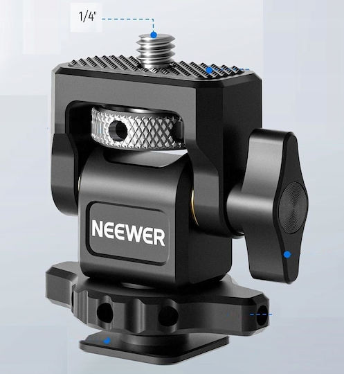 Neewer Ma002 Cap Profesională 3d 360° Ecran 4,2kg Filet 1/4" Bază Iso