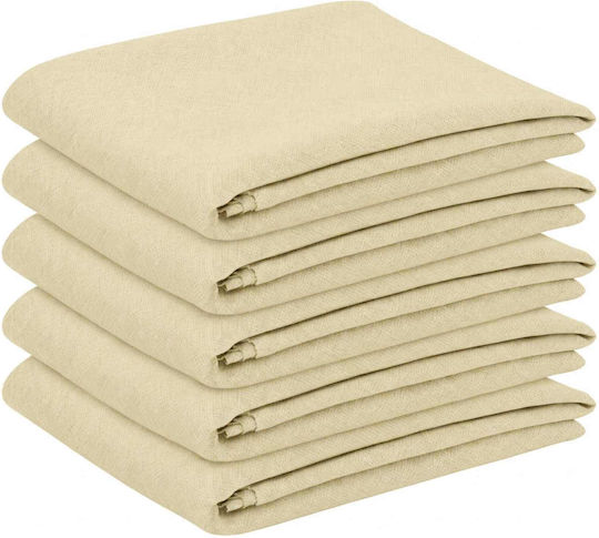 vidaXL vidaXL Weißes Creme Tischtuch 140x160cm