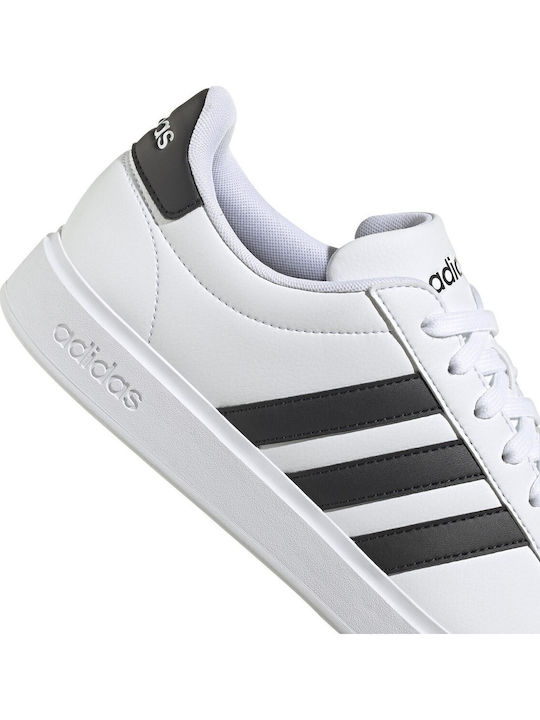 Grand Court Adidași Cloud Alb / Negru Core