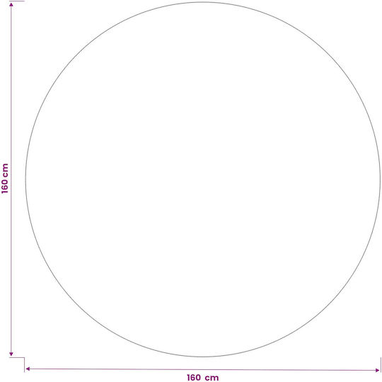 vidaXL vidaXL Tischdecke Rotunde Dunkelgrün 160cm