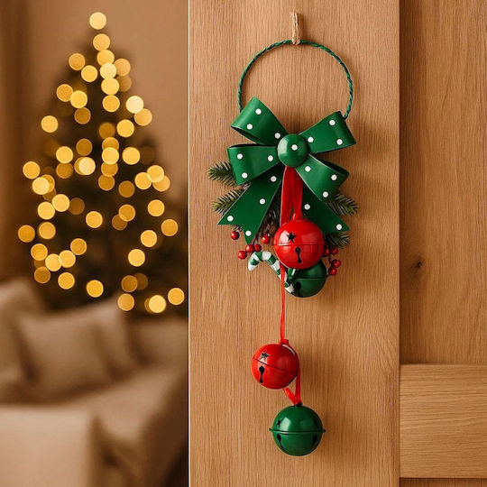 Home&Styling Collection Коледна Метална Фигура Камбанка Височина 29см