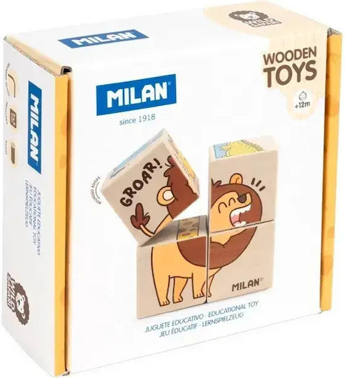 Milan Wooden Activity Cube for 12+ Months