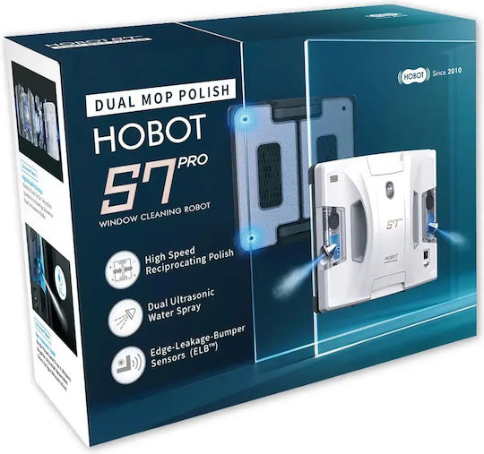 Hobot S7 Pro Робот За Прозорци Електрически Бял