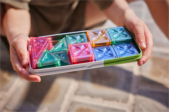 Cleverclixx Magnetisches Spielzeug Bau- und Konstruktionsspielzeug Pack Pastell