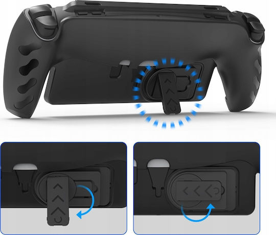 Jys Πλαστική Θήκη Προστασίας για Κονσόλα Playstation Portal Μαύρη