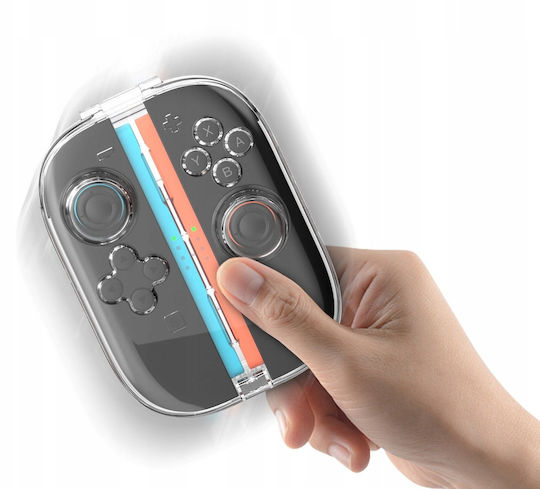 Jys Пластмасов защитен калъф за контролер Switch 2 Прозрачен