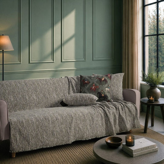 Teoran Kent Sesselüberwurf 180x150cm Olive Salbei