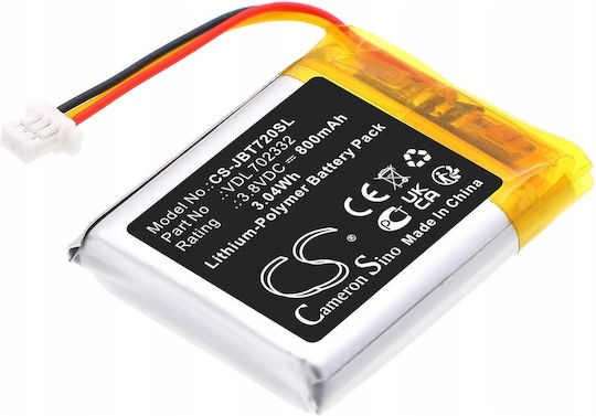 Батерия Cameron Sino Jbl Tune 720bt Tune 760bt Резервна Батерия Vdl 702332 3.7v