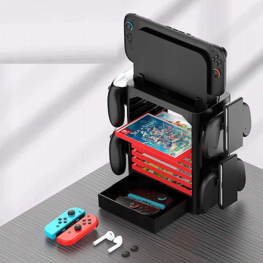 Jys Switch 2 / Switch OLED Black Charging Stand SB11526